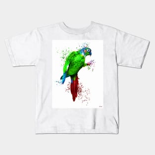 Parrot Painted Kids T-Shirt